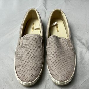 Old Navy Perforated Slip On Sneakers Dawn Light Casual Comfort Shoes Size 6‎